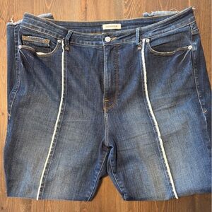 Good American Dark Blue Denim Jeans